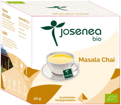 Equisalud Masala Chai Bio 10 umh&uuml;llte Pyramiden