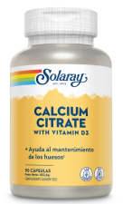 Calciumcitrat mit Vitamin D3, 90 Kapseln