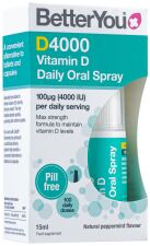 DLux 4000 T&auml;glich Vitamin D Mundspray nat&uuml;rliche Pfefferminze 15 ml
