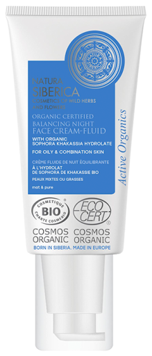 Natura Siberica Ausgleichende Nacht-Gesichtsfluidcreme 50 ml
