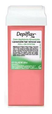 Depilflax Roll On Fettl&ouml;sliches Wachs Rosa 110 gr