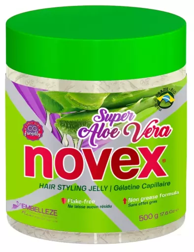 Novex Super Aloe Vera Fixierendes Haarfestiger Gelatine 500 gr