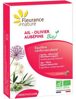 Fleurance Nature Bio Wei&szlig;dorn-Oliven-Knoblauch 60 Tabletten
