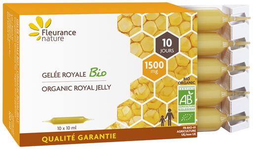 Fleurance Nature Gel&eacute;e Royale 1500 mg 10 Ampullen