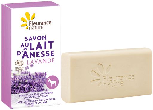 Fleurance Nature Eselsmilchseife mit &auml;therischem Lavendel&ouml;l