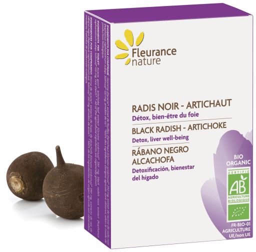 Fleurance Nature Schwarzer Rettich Artischocke Bio 30 Tabletten