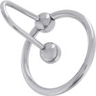 Spermastopper Ring Stahl Silber 28 mm