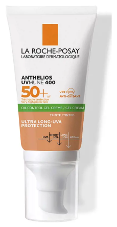 La Roche Posay Anthelios Dry Touch Gel mit Anti-Glanz-T&ouml;nung LSF 50+ 50 ml