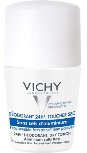 Vichy 24H Dry Touch Deodorant Roll-On 50 ml