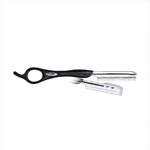 Rasiermesser Sfilzino 2 in 1 Schwarzes Messer