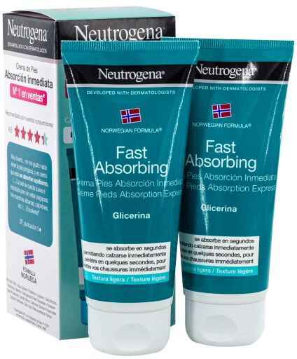 Neutrogena Schnell einziehende Fu&szlig;creme 2 x 100 ml