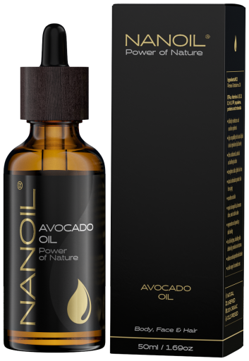 Nanoil Avocado&ouml;l f&uuml;r K&ouml;rper, Gesicht und Haare 50 ml