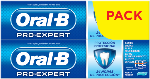 Oral-B Pack 2 Zahnpasten Pro-Expert professioneller Schutz 75 ml