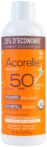 Acorelle Nachf&uuml;llpackung Kinder-Sonnenspray LSF 50 150 ml