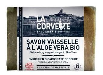La Corvette Seifentablette Geschirrsp&uuml;lmittel Bikarbonat und Aloe Vera 200 gr