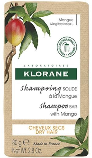 Klorane Festes Mango-Shampoo 80 gr