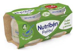 Nutrib&eacute;n Bipack Babynahrung Gr&uuml;ne Bohnen mit Kartoffeln 2x120 gr