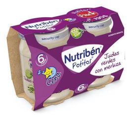 Nutrib&eacute;n Dinner Pot Bipack Gr&uuml;ne Bohnen mit Seehecht 2x190 gr