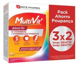 Fort&eacute; Pharma Energy Multivit Erwachsene Multivitamin-Komplex 84 Tabletten