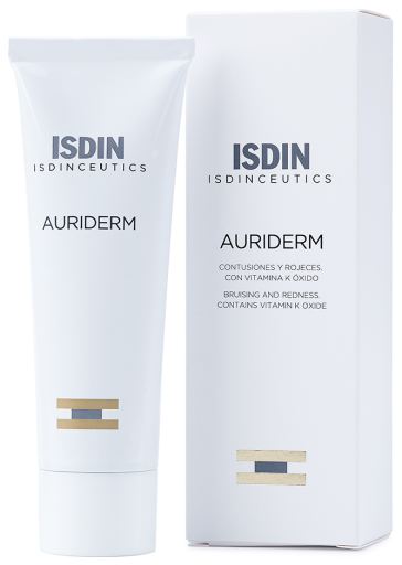 Isdin Isdinceutics Auriderm Creme gegen Bluterg&uuml;sse und R&ouml;tungen, 50 ml