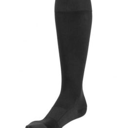 Gro&szlig;e schwarze lange Socke mit Pflanzenfasziitis
