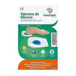 Medilast Mittleres Silikon-Fersenpolster, 2 Einheiten