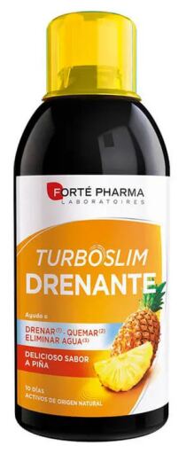 Fort&eacute; Pharma Turboslim Draining Ananas 500 ml