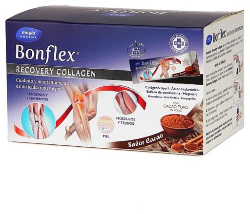 Mayla Pharma Bonflex Recovery Collagen Kakaogeschmack 30 Sticks