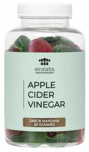 Eiralabs Apfel, Apfelwein und Essig 60 Fruchtgummis