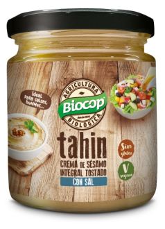 Biocop Ger&ouml;steter ganzer Tahin mit Salz 225 gr