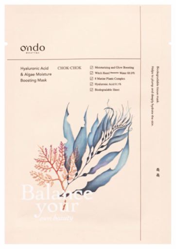 Ondo Beauty 36.5 Meeresalgen-Hyalurons&auml;ure-Feuchtigkeitsmaske 25 ml