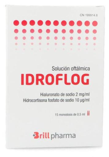 Brill Pharma Idroflog Augenl&ouml;sung 15 Einzeldosen
