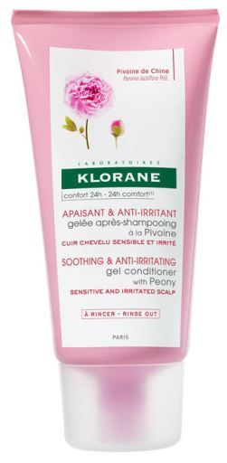 Klorane Beruhigendes und reizlinderndes Pflegegel mit Pfingstrose, 150 ml