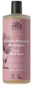Urtekram Mildes Shampoo f&uuml;r gef&auml;rbtes Haar Wildrose 500 ml