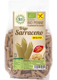 Sol Natural Penne Nudeln Buchweizen Leinen glutenfrei Bio 250 gr