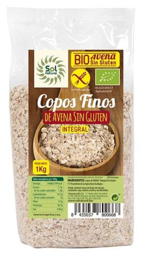 Feine Haferflocken ohne Gluten Familiar Bio 1 Kg