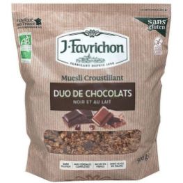 J.Favrichon Knuspriges Duo Schoko M&uuml;sli 375 gr