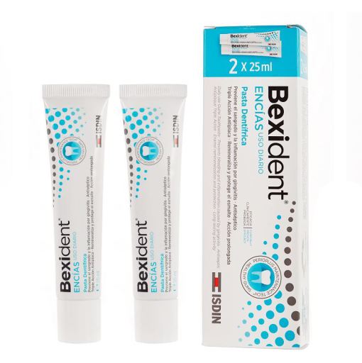 Isdin Bexident Gums Zahnpasta f&uuml;r den t&auml;glichen Gebrauch, 2 x 25 ml