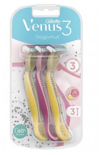 Gillette Venus Drachenfrucht-Rasiermesser 3-tlg
