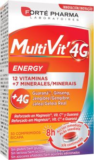Fort&eacute; Pharma Multivit 4G Energie 30 Tabletten