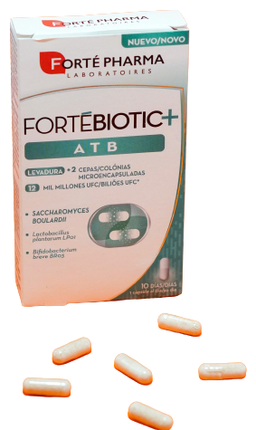 Fort&eacute; Pharma Fortebiotic+ Atb 10 Kapseln