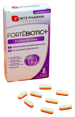 Fort&eacute; Pharma Fortebiotic+ Intimflora 15 Kapseln