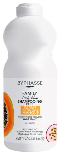Family Fresh Delice Shampoo 2 in 1 Papaya Maracuja &amp; Mango 750 ml