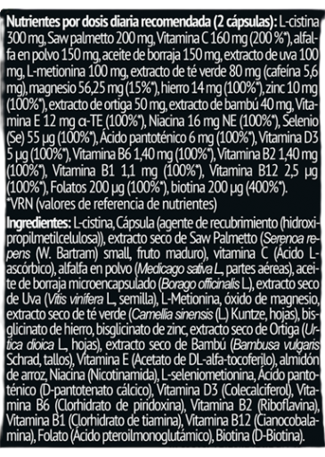 Paleobull Capilae Haarformel 60 Kapseln