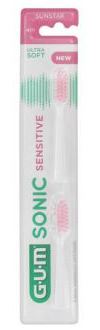 Gum Sonic Sensitive B&uuml;rstenersatz 2 Einheiten