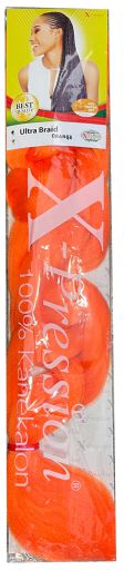 Orange synthetische Verl&auml;ngerungen