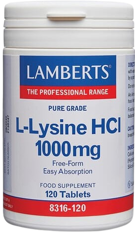 Lamberts L-Lysin HCI 1000 mg x 120 Kapseln