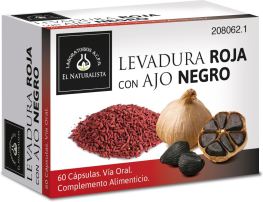 El Naturalista Roter Hefereis + Schwarzer Knoblauch 60 Kapseln