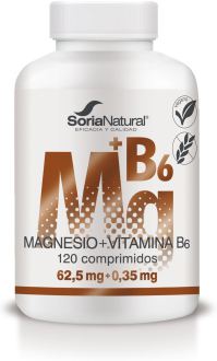 Soria Natural Magnesium + Vit B6, verz&ouml;gerte Freisetzung, 120 Kapseln
