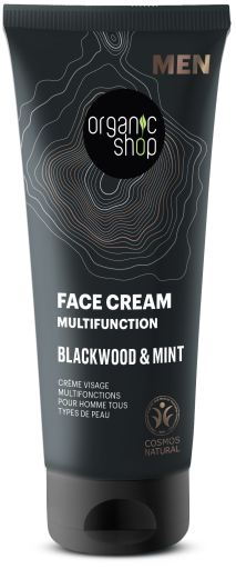 Organic Shop Blackwood & Mint Multifunktions-Gesichtscreme 75 ml